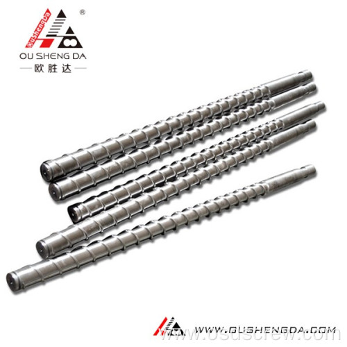 screw and barrel for cold feed rubber extruder screw single screw for PP PE PVC PS non woven degradable film pipe bubble